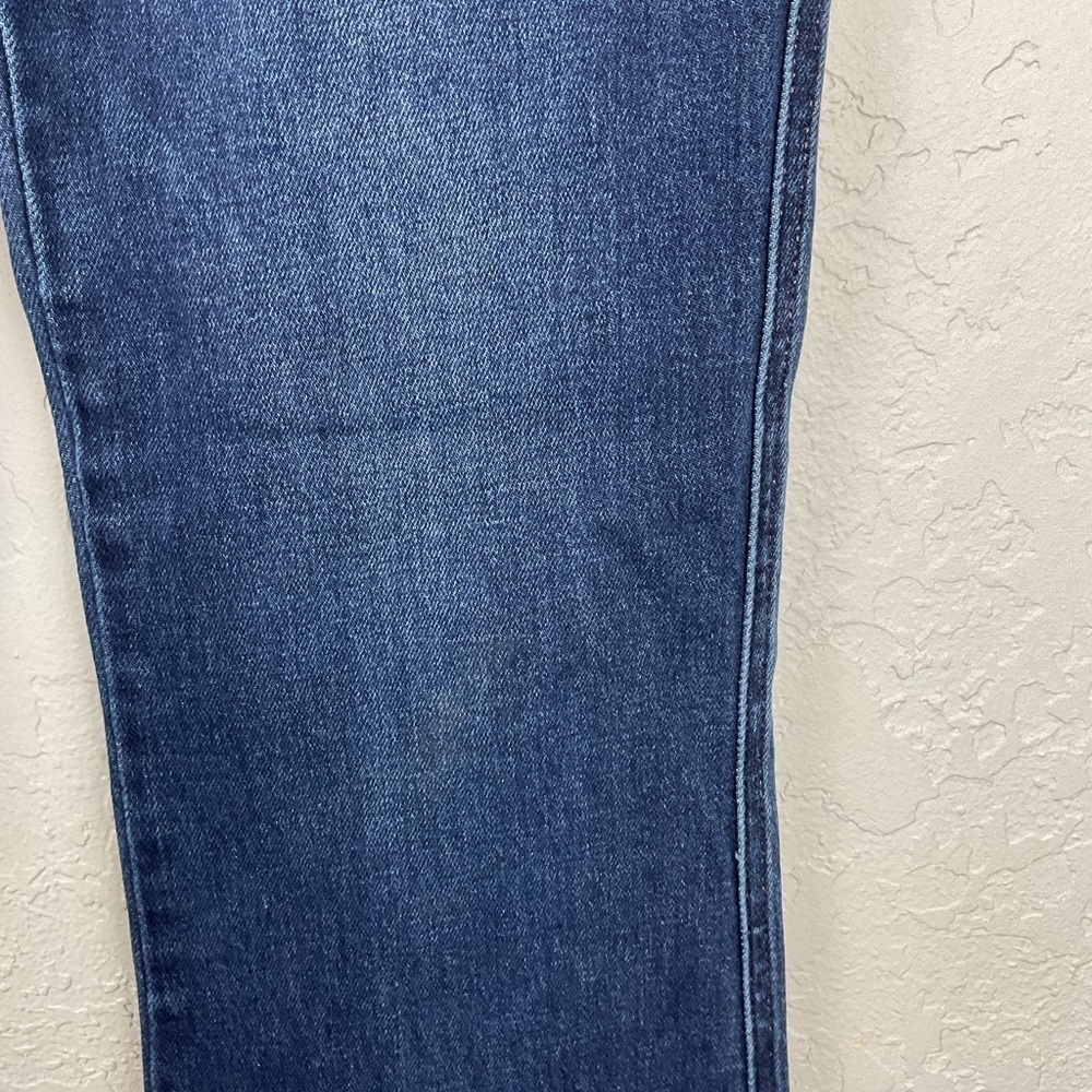 Rock and Roll High Rise Trouser Dark Denim Jean Size 30/36 - Picture 8 of 13